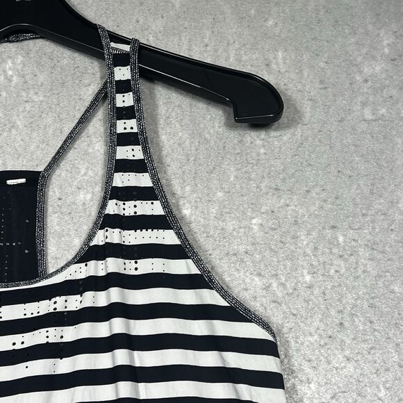 Lululemon Tank Top Womens Size 6 Water Bound Singlet Apex Stripe Printed Dune - Picture 3 of 11